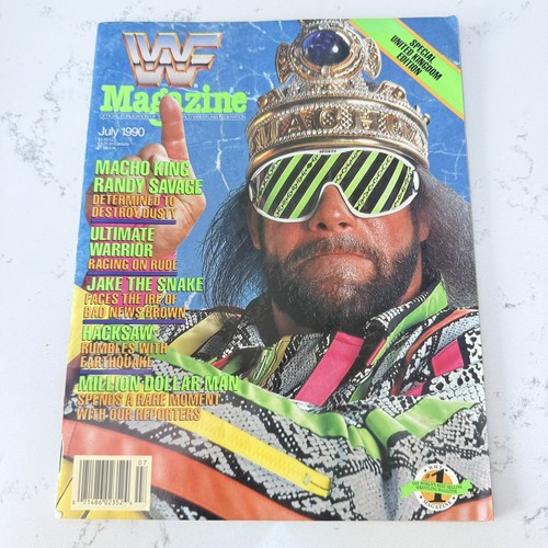 Wwf magazine july 1990 macho - wwf,