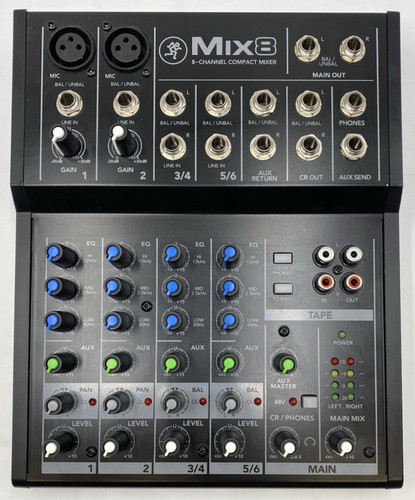 Mackie mix8 - (untested),