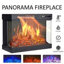 LivingandHome Panorama Electric Fireplace New UK Stock