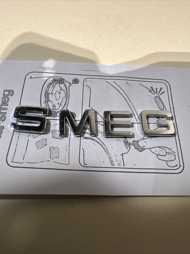 Smeg used chrome letters - chrome,