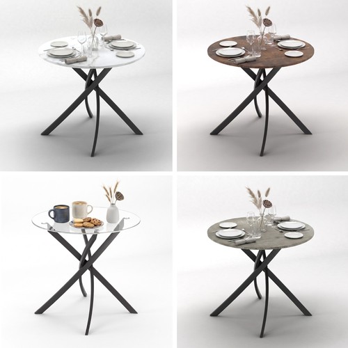80cm round dining table - round,