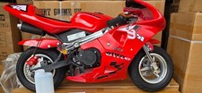 49cc MINI MIDI MOTO POCKET BIKE | RED | KIDS ADULTS FUN MOTORBIKE | NEW + TOOLS