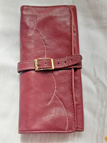 Vintage soft red leather - soft,