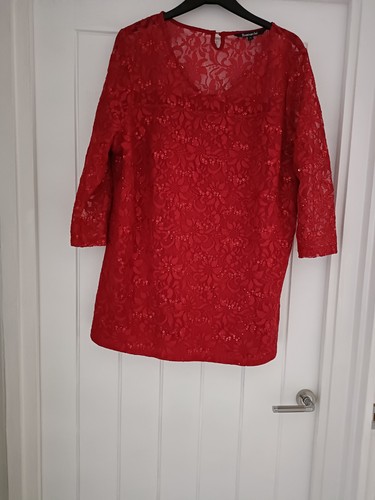 Ladies bonmarche red sparkly - ladies,