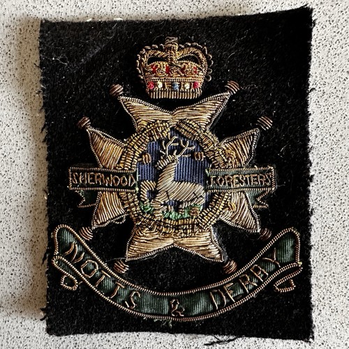 Sherwood foresters bullion - sherwood,