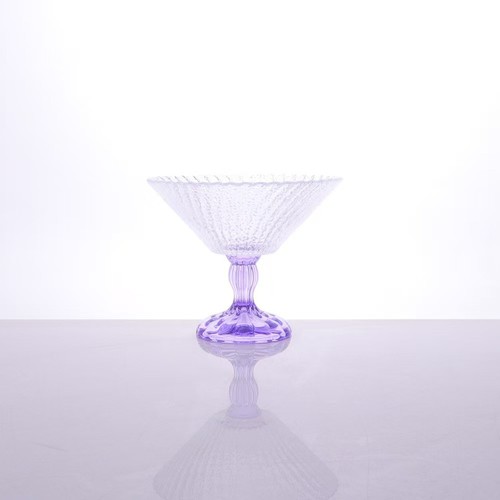 Elegant glass dessert bowl - elegant,