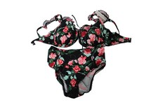Ladies Floozie Black Floral