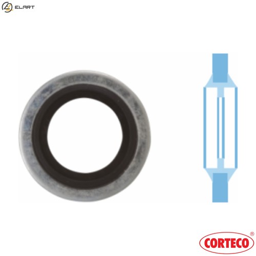 Seal ring oil - ring, drain