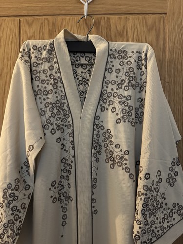 White abaya from saudi - abaya,
