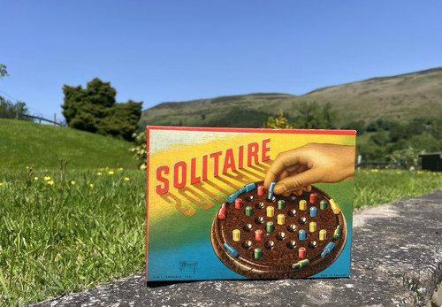 Vintage merit solitaire game - vintage,