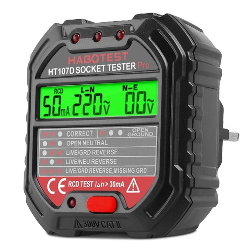 Socket tester rcd plug outlet - socket,