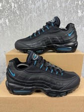 NWOB 2020 UK 9 Nike Air Max 95 Black Laser Blue DC4115 001