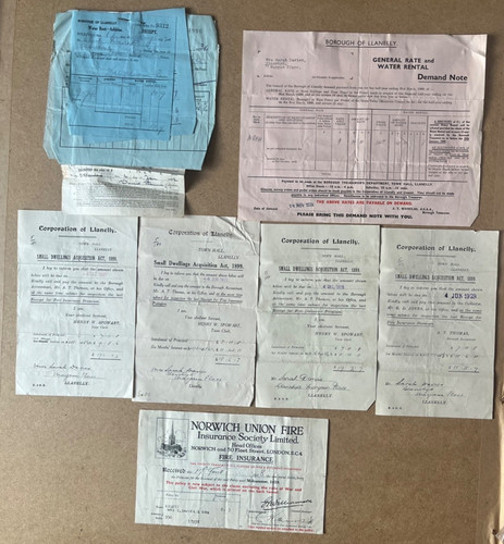 1920 30s receipts - receipts, from