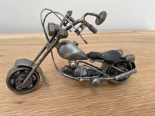 Metal Welded Motorcycle Motorbike Bike Art Sculpture Ornament Model