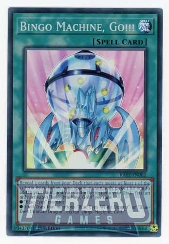 Yugioh ra02 en062 bingo - yugioh,