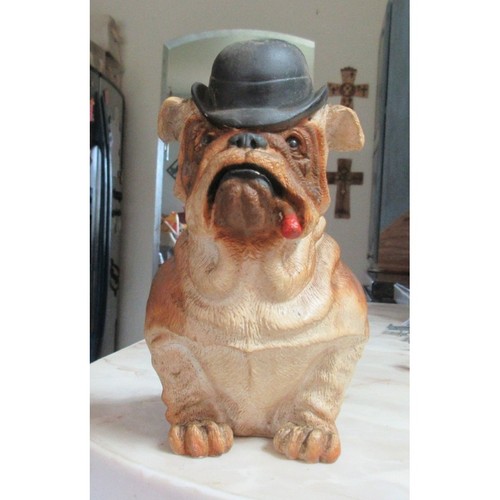 English bulldog figurine - bulldog,