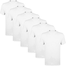 6 PACK Mens T-Shirt 100%