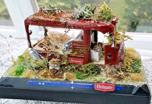 Spot milk float diorama - milk,