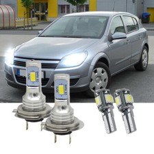 For Vauxhall Vectra C 02-08 -4X 6000K LED Xenon HID Low/Side Headlight Bulbs Set