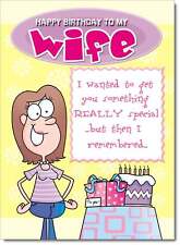 Doodlecards Wife Birthday Card Funny Special Present