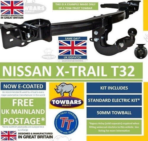 Flange towbar for - flange, nissan