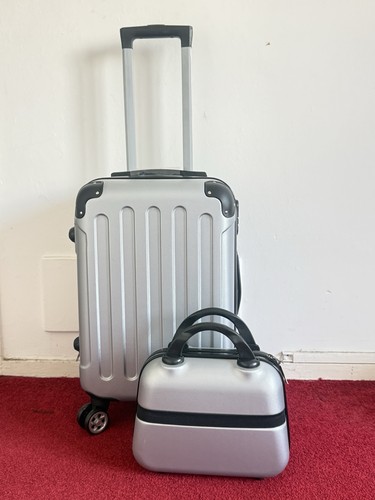 Piece silver suitcase set - silver, (