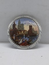 Old Prattware Pot Lid