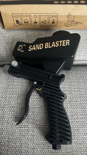 New boxed sandblaster spray - new,