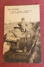 WW1 British soldier watching