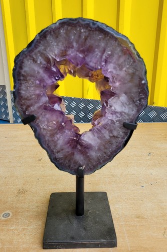 Amethyst portal geode - amethyst, ring