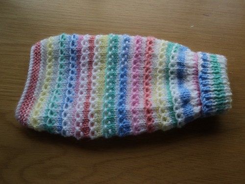 Hand knitted dog cat puppy - hand,