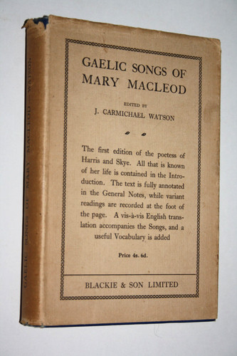 Gaelic songs mary macleod - songs,