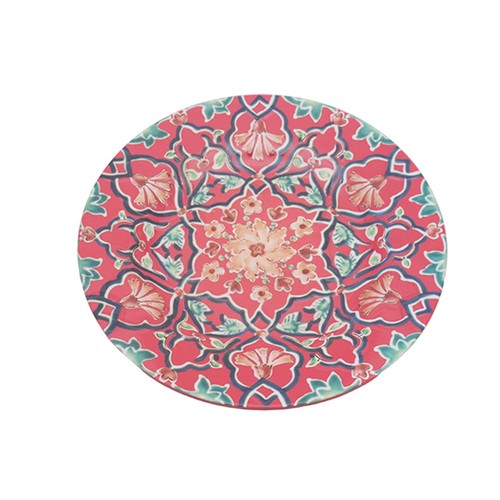 Melamine plate 22cm - melamine, red