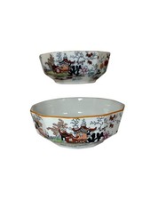 Masons Ironstone Chinese Pattern Fruit Bowl c. 1900  (18 cm x 7 cm) Antique