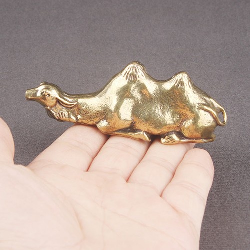 Brass camel decoration desk - brass,