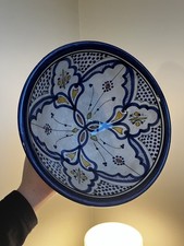 Moroccan Ceramic Plate Bowl