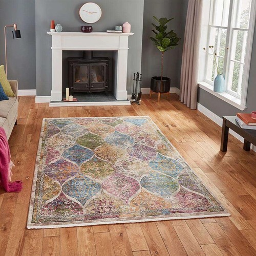 Multicolour large rug - multicolour,