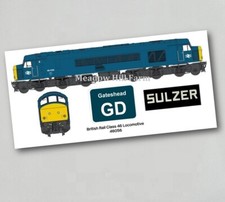 British Rail Class 46 Fridge Magnet 46056 BR Blue Peak Diesel Locomotive