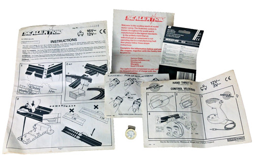 Scalextric leaflet - scalextric,