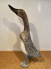 Wooden Duck MALLARD DUCK Shabby Chic 44cm / 17,5” Bird Ornament NEW COLLECTION