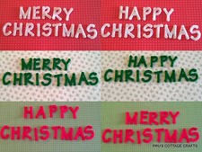 3CM HIGH FELT MERRY/HAPPY