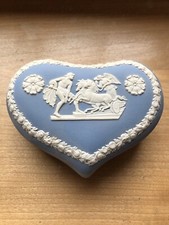 Wedgwood Blue Heart Shaped