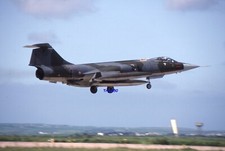 35mm Aircraft Slide F-104 Starfighter 51-06 Italian Air Force RAF St Mawgan 93