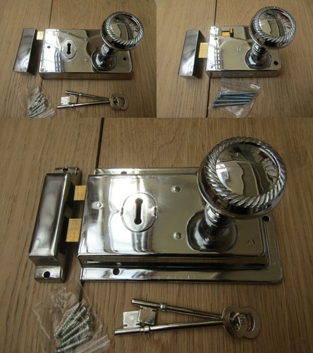 Rim lock door - door, handle