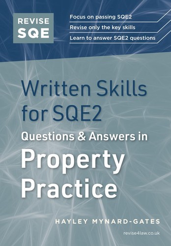 Revise sqe written skills - written, in