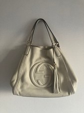 GUCCI Soho White Leather