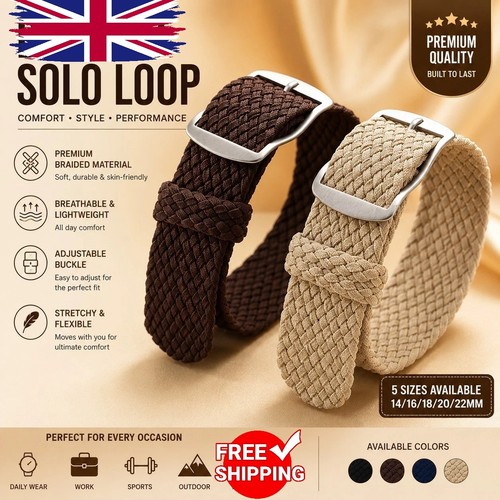 Nylon watch strap - watch, woven