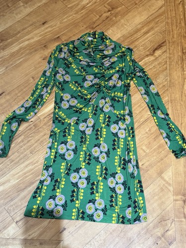 Zara new green flower dress - new,