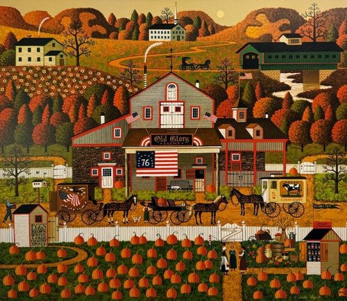 Charles wysocki old glory - charles,