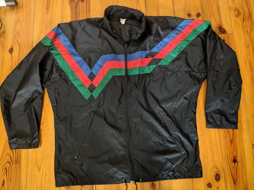 Adidas vintage mens blue zip - adidas,